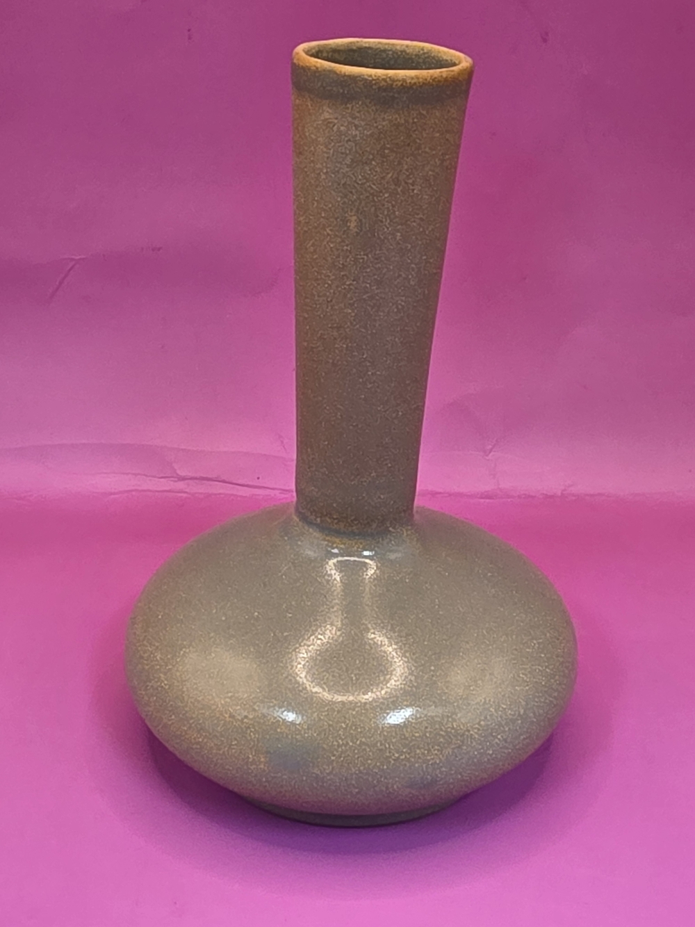 Chinese Glazed Porcelain Vase Marked - Picture 3 of 11